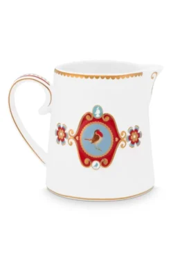 Milchkännchen|Pip Studio Love Birds Kanne Klein Weis
