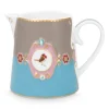 Milchkännchen|Pip Studio Love Birds Kanne Klein Blau/Khaki Mehrfarbig