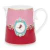 Milchkännchen|Pip Studio Love Birds Kanne Klein Rot/Rosa Mehrfarbig