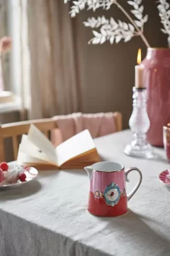 Milchkännchen|Pip Studio Love Birds Kanne Klein Rot/Rosa Mehrfarbig