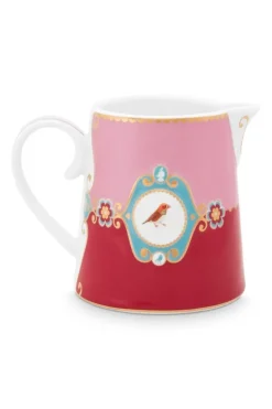 Milchkännchen|Pip Studio Love Birds Kanne Klein Rot/Rosa Mehrfarbig
