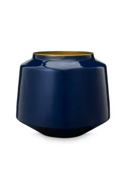 Grose Vasen|Pip Studio Metal Vase 22 Cm Blau
