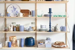 Grose Vasen|Pip Studio Metal Vase 22 Cm Blau