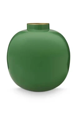 Grose Vasen|Pip Studio Metall Vase 23 Cm Grun