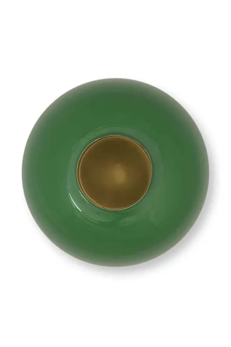 Grose Vasen|Pip Studio Metall Vase 23 Cm Grun