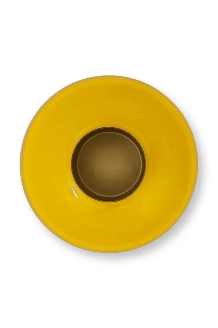 Grose Vasen|Pip Studio Metall Vase 32Cm Gelb