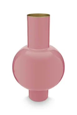 Grose Vasen|Pip Studio Metall Vase 40Cm Rosa