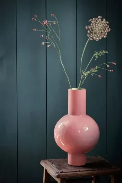 Grose Vasen|Pip Studio Metall Vase 40Cm Rosa