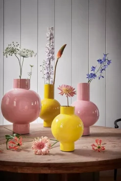 Grose Vasen|Pip Studio Metall Vase 40Cm Rosa