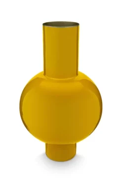 Grose Vasen|Pip Studio Metall Vase 40Cm Gelb