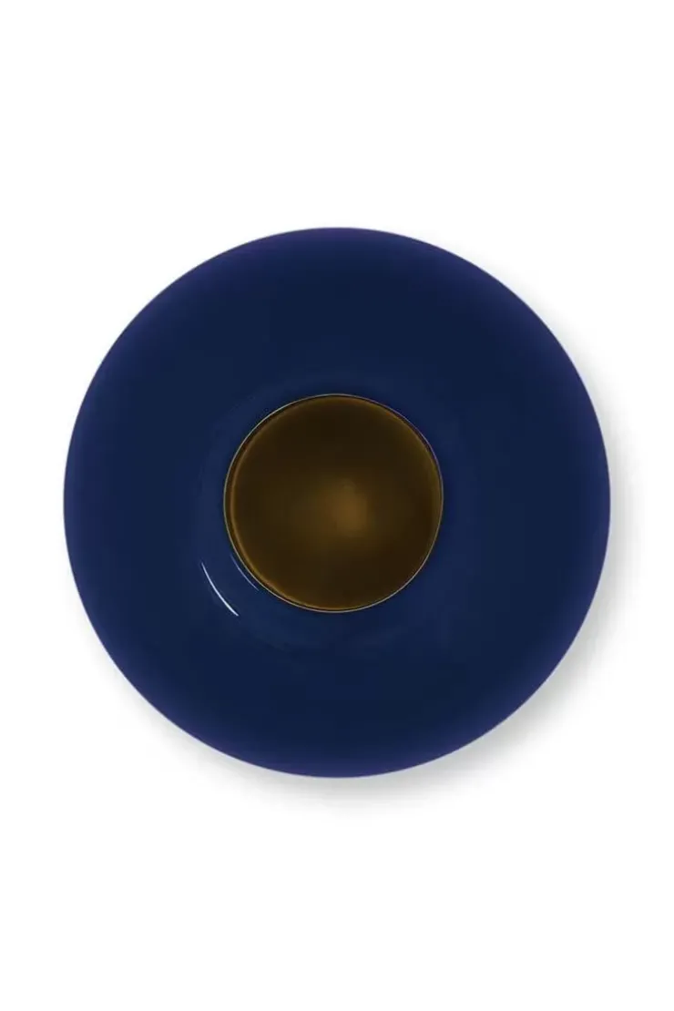 Grose Vasen|Pip Studio Metall Vase Dunkel 23 Cm Blau