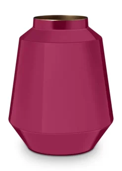 Grose Vasen|Pip Studio Metall Vase Rosa 29 Cm