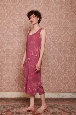 Nachthemden|Pip Studio Nachthemd Armellos Isola Rosa