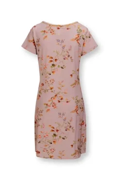 Nachthemden|Pip Studio Nachthemd Kurze Armeln Kawai Flower Hell Rosa