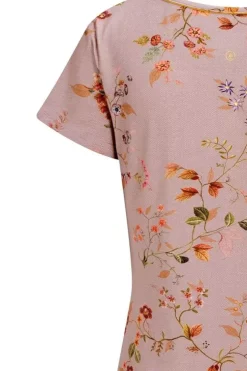Nachthemden|Pip Studio Nachthemd Kurze Armeln Kawai Flower Hell Rosa
