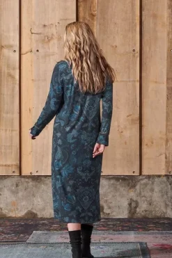 Nachthemden|Pip Studio Nachthemd Lange Armel Kyoto Festival Dunkel Blau