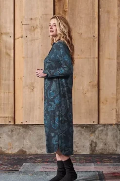 Nachthemden|Pip Studio Nachthemd Lange Armel Kyoto Festival Dunkel Blau