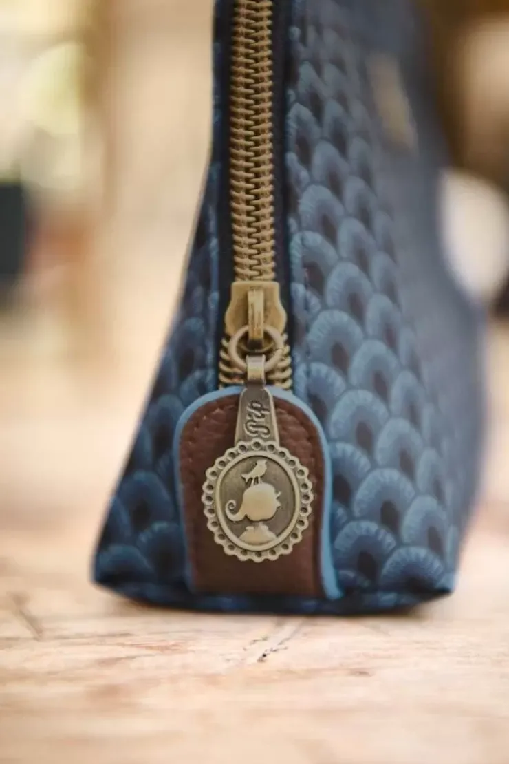 Kosmetiktasche|Pip Studio Necessaire Klein Suki Blau