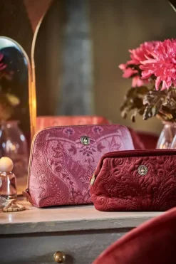 Kosmetiktasche|Pip Studio Necessaire Medium Kyoto Festival Dunkel Rosa