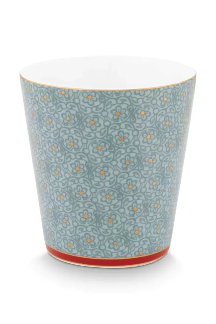 Porzellan Sets|Pip Studio Oriental Flower Festival Set/4 Tassen Blau