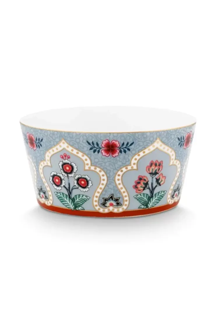 Porzellan Sets|Pip Studio Oriental Flower Festival Set/4 Schalen 12Cm Blau