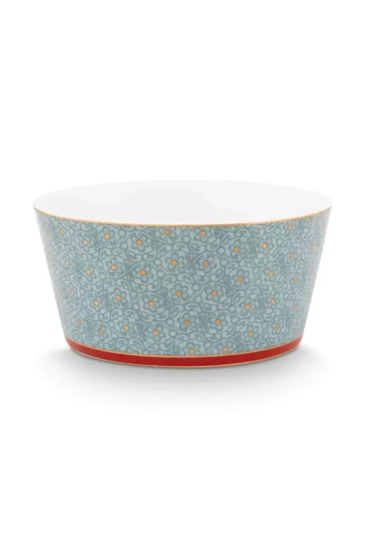 Porzellan Sets|Pip Studio Oriental Flower Festival Set/4 Schalen 12Cm Blau