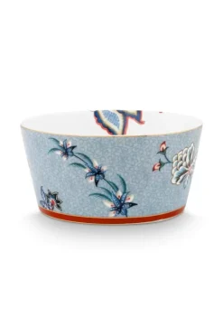 Porzellan Sets|Pip Studio Oriental Flower Festival Set/4 Schalen 12Cm Blau