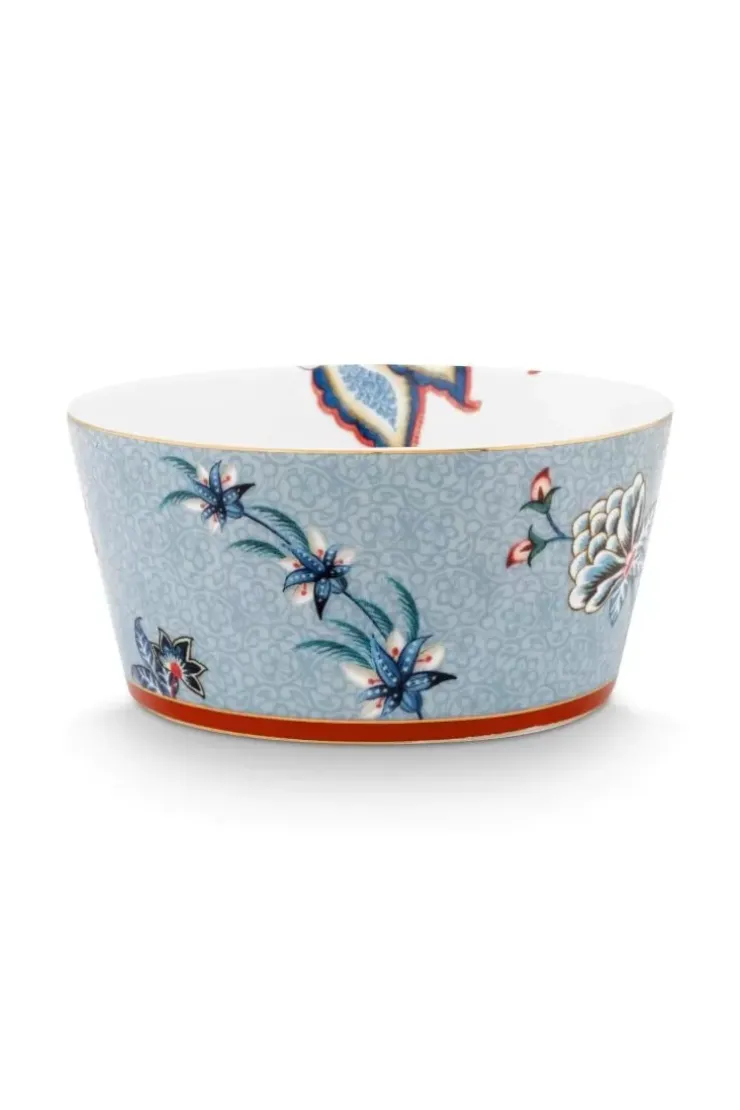 Porzellan Sets|Pip Studio Oriental Flower Festival Set/4 Schalen 12Cm Blau