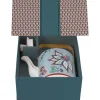 Porzellan Sets|Pip Studio Oriental Flower Festival Teekanne Medium Blau