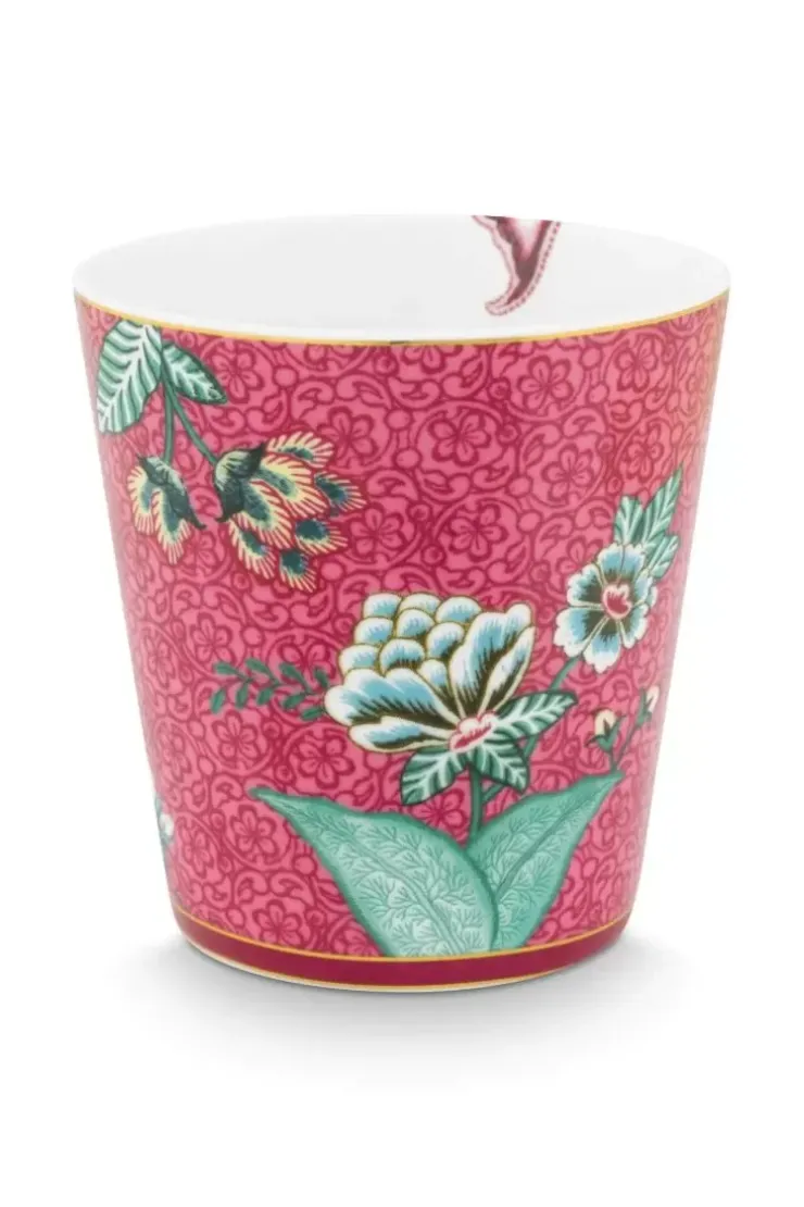 Porzellan Sets|Pip Studio Oriental Flower Festival Set/4 Tassen Dunkel Rosa