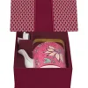 Porzellan Sets|Pip Studio Oriental Flower Festival Teekanne Dunkel Medium Rosa