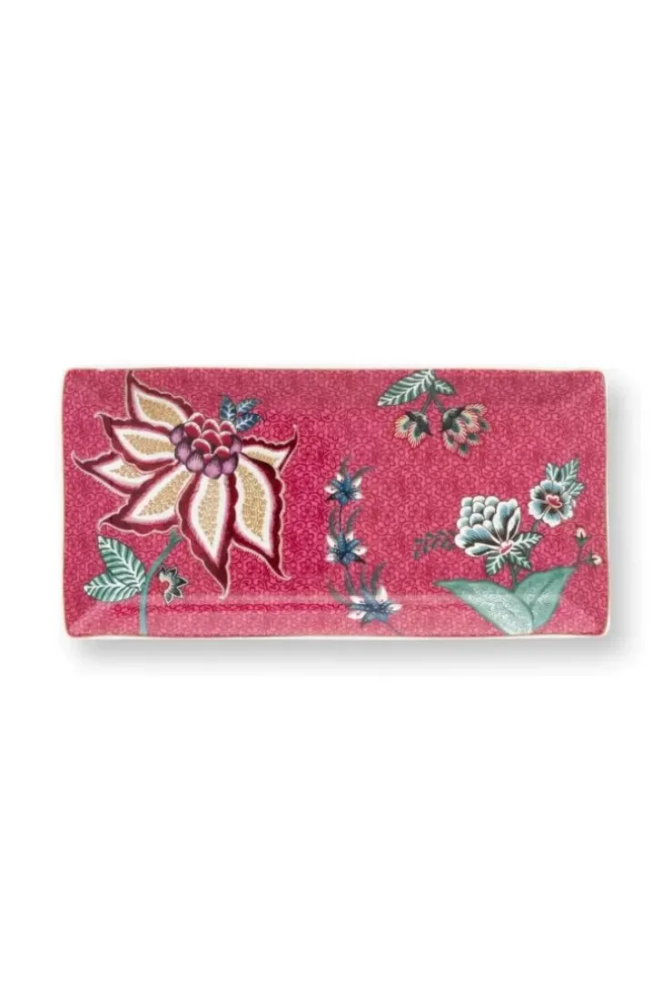 Porzellan Sets|Pip Studio Oriental Flower Festival Set/6 Sushi Dunkel Rosa
