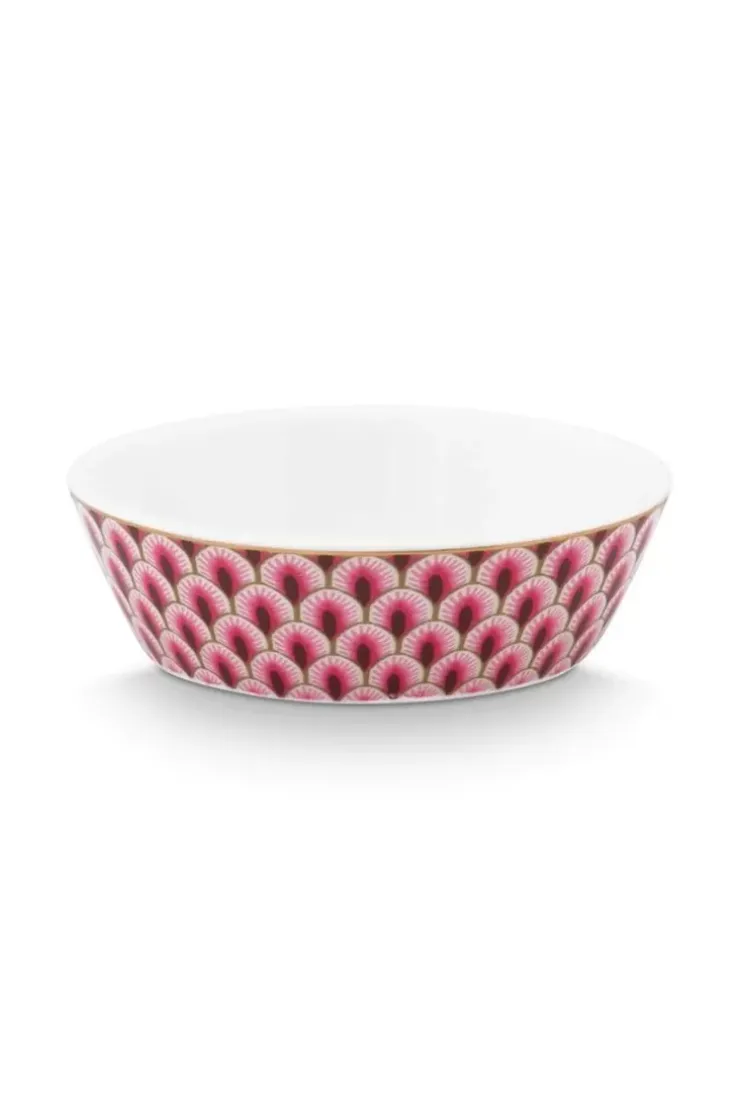 Porzellan Sets|Pip Studio Oriental Flower Festival Set/6 Sushi Dunkel Rosa