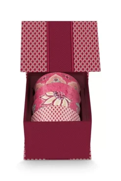 Porzellan Sets|Pip Studio Oriental Flower Festival Set/4 Schalen Dunkel 12Cm Rosa