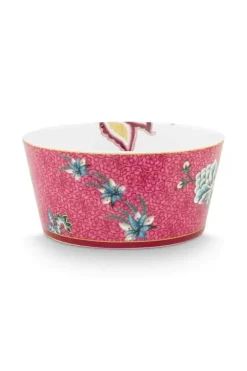 Porzellan Sets|Pip Studio Oriental Flower Festival Set/4 Schalen Dunkel 12Cm Rosa