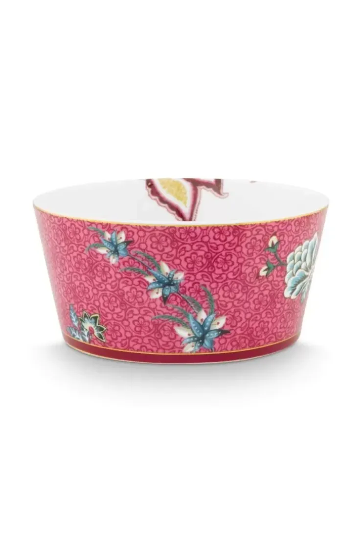 Porzellan Sets|Pip Studio Oriental Flower Festival Set/4 Schalen Dunkel 12Cm Rosa