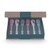 Porzellan Sets|Pip Studio Oriental Flower Festival Set/6 Teeloffel Blau