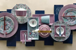 Porzellan Sets|Pip Studio Oriental Flower Festival Set/6 Teeloffel Blau