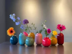 Sale Kleine Vasen|Pip Studio Ovale Mini Vase Rot 14 Cm