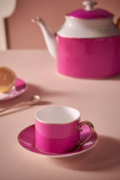 Tasse & Untertasse|Pip Studio Pip Chique Cappuccino Tasse & Untertasse Rosa