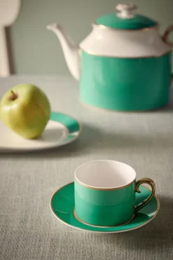 Tasse & Untertasse|Pip Studio Pip Chique Cappuccino Tasse & Untertasse Grun