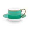 Tasse & Untertasse|Pip Studio Pip Chique Espresso Tasse & Untertasse Grun