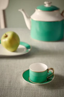 Tasse & Untertasse|Pip Studio Pip Chique Espresso Tasse & Untertasse Grun