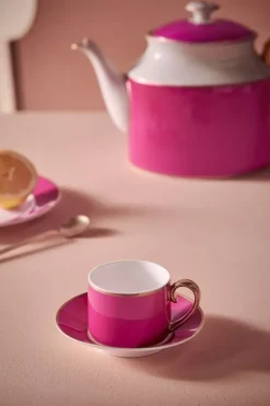 Tasse & Untertasse|Pip Studio Pip Chique Espresso Tasse & Untertasse Rosa