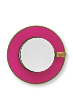 Tasse & Untertasse|Pip Studio Pip Chique Espresso Tasse & Untertasse Rosa