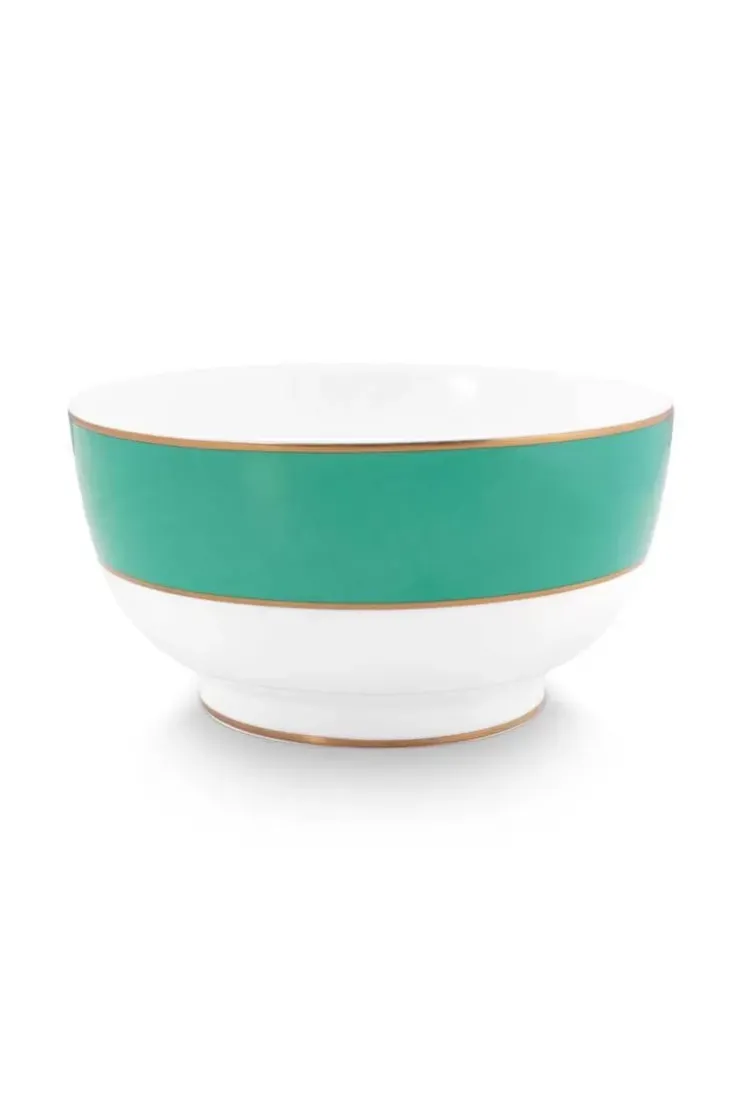 Salatschüsseln|Pip Studio Pip Chique Schale 20.5Cm Grun