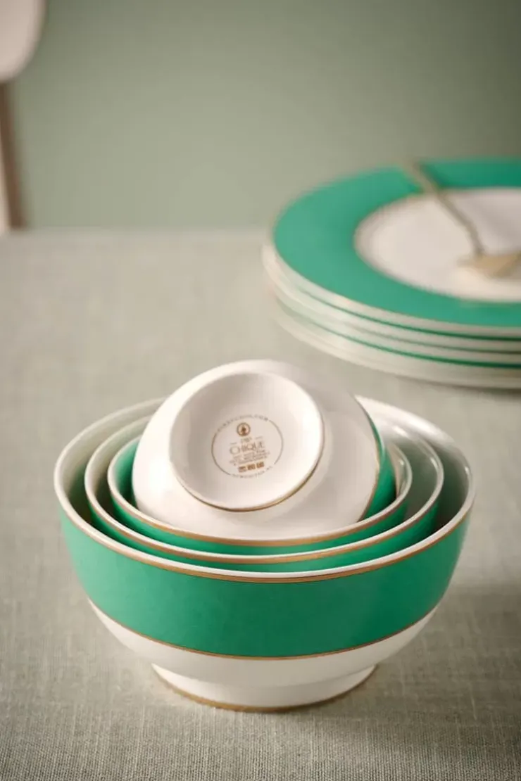 Salatschüsseln|Pip Studio Pip Chique Schale 20.5Cm Grun