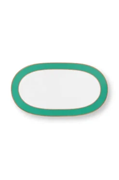 Tortenteller|Pip Studio Pip Chique Tortenteller Oval Grun