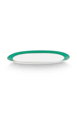 Tortenteller|Pip Studio Pip Chique Tortenteller Oval Grun