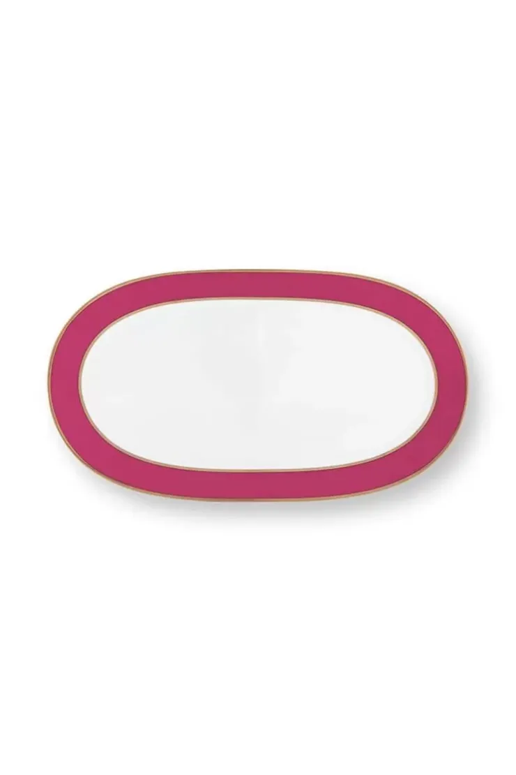 Tortenteller|Pip Studio Pip Chique Tortenteller Oval Rosa